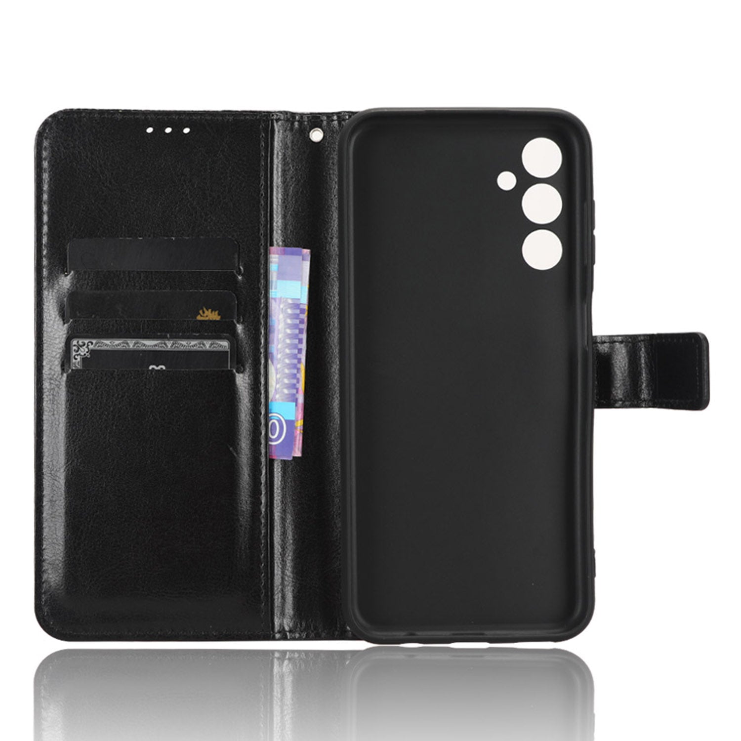 For Samsung Galaxy M14 5G Shockproof Leather Phone Case Wallet Crazy Horse Texture Phone Stand Cover For Samsung Galaxy M14 5G Shockproof Leather Phone Case Wallet Crazy Horse Texture Phone Stand Cover
